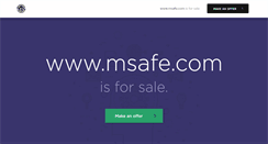 Desktop Screenshot of msafe.com
