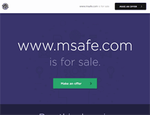 Tablet Screenshot of msafe.com